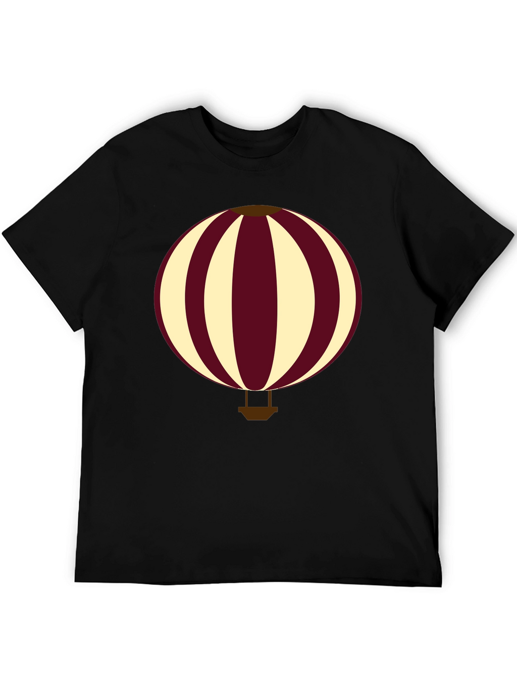 Hot Air Balloon Graphic Tee - Casual Comfort
