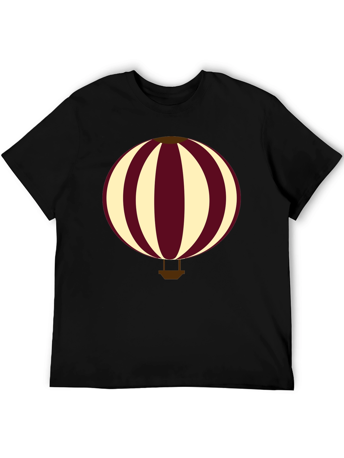 Hot Air Balloon Graphic Tee - Casual Comfort