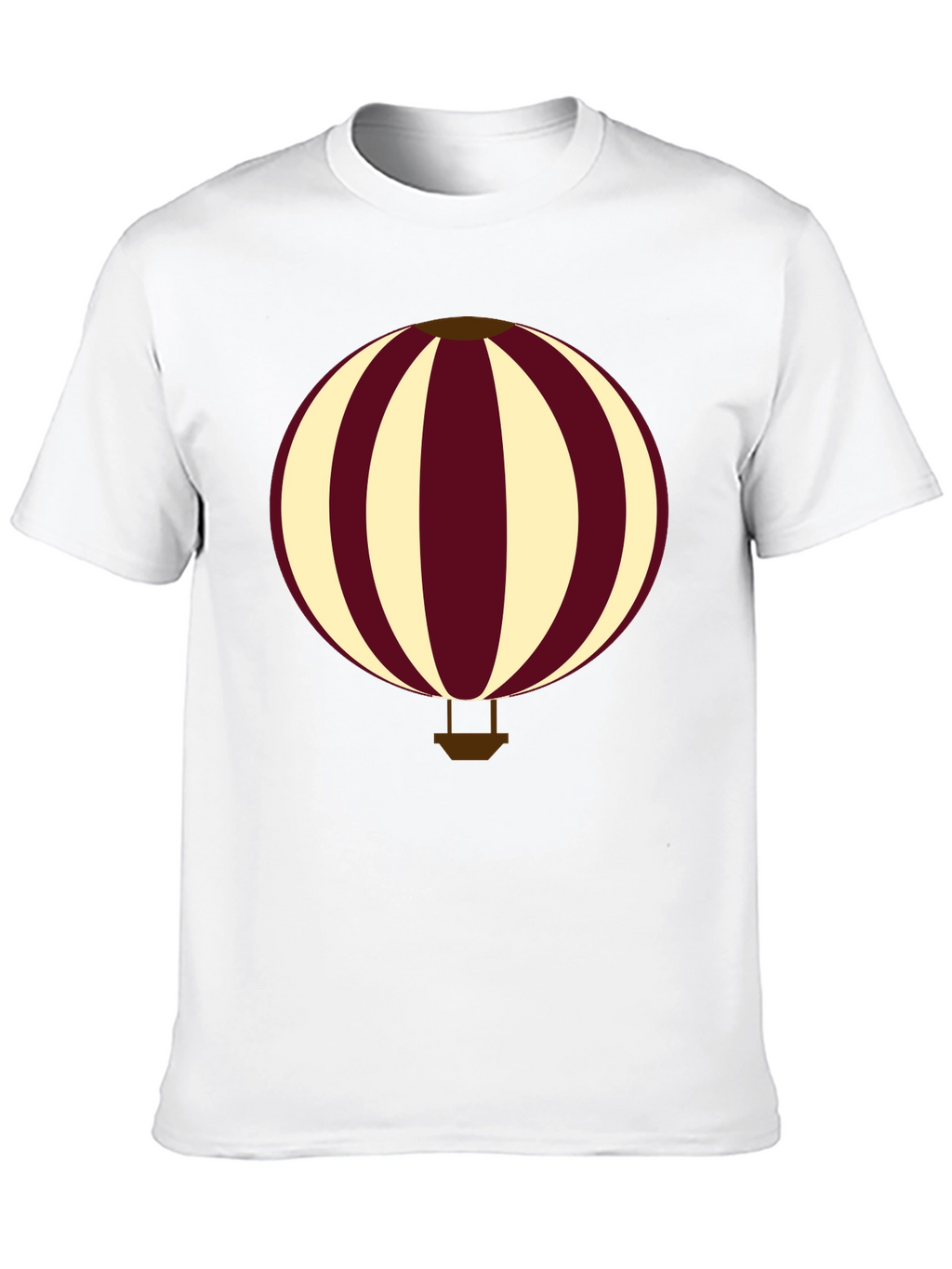 Hot Air Balloon Graphic Tee - Casual Comfort