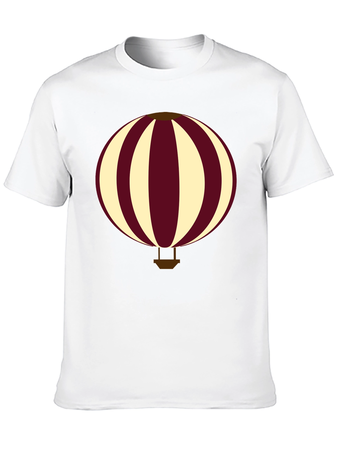 Hot Air Balloon Graphic Tee - Casual Comfort