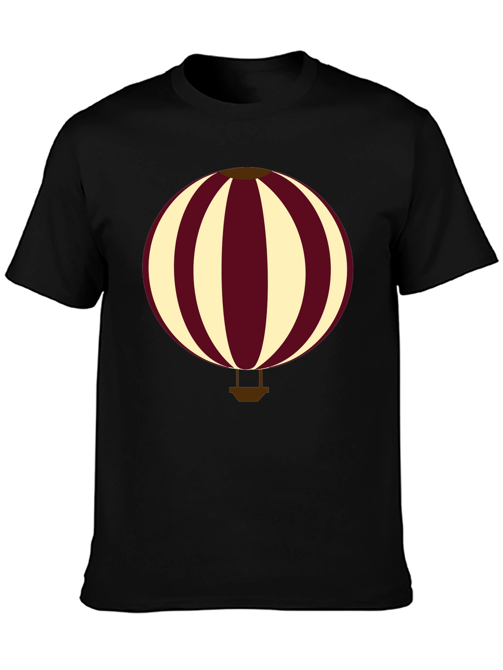 Hot Air Balloon Graphic Tee - Casual Comfort