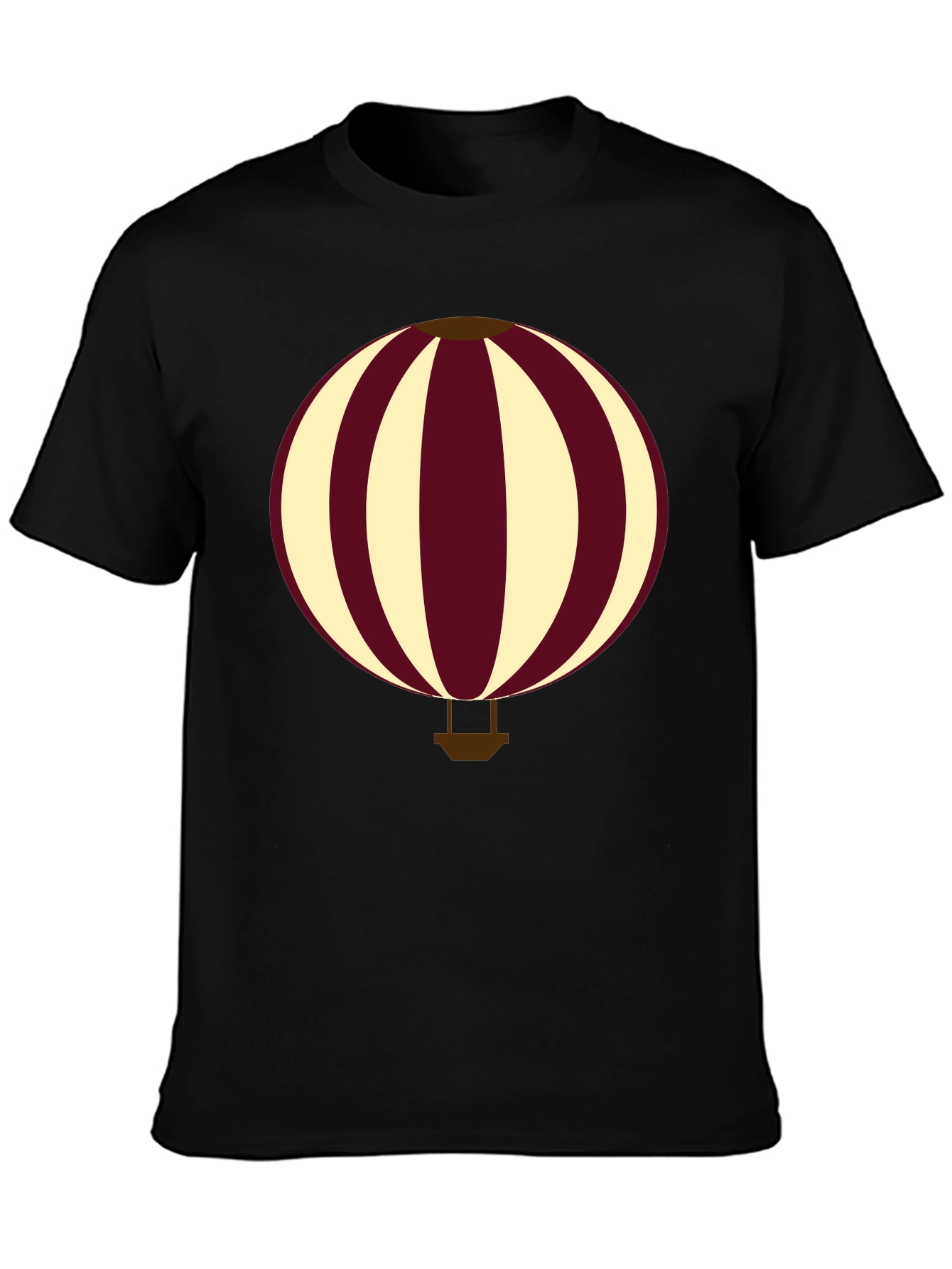 Hot Air Balloon Graphic Tee - Casual Comfort