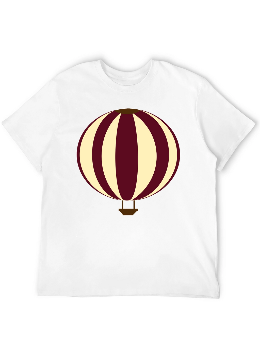 Hot Air Balloon Graphic Tee - Casual Comfort
