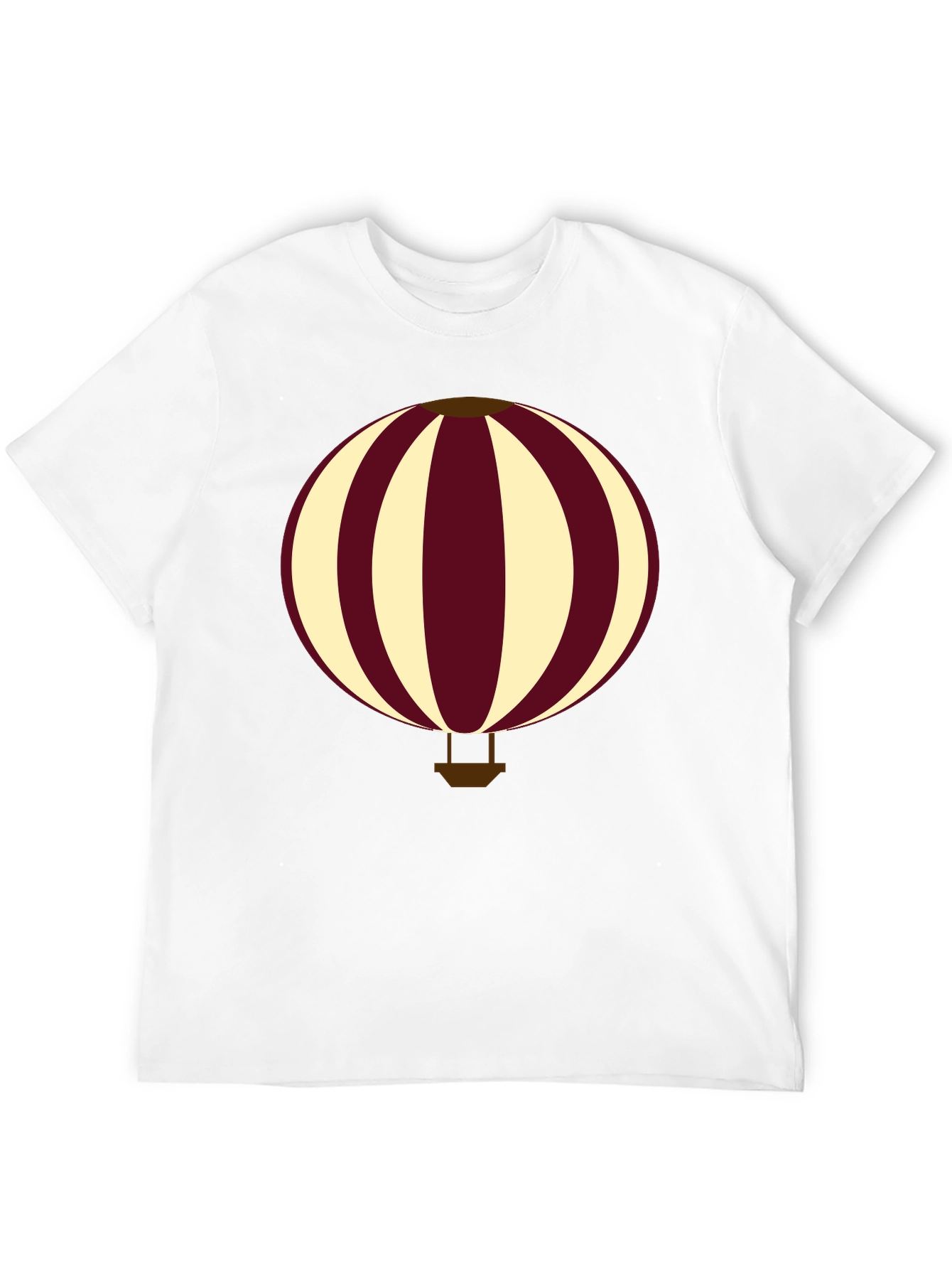 Hot Air Balloon Graphic Tee - Casual Comfort