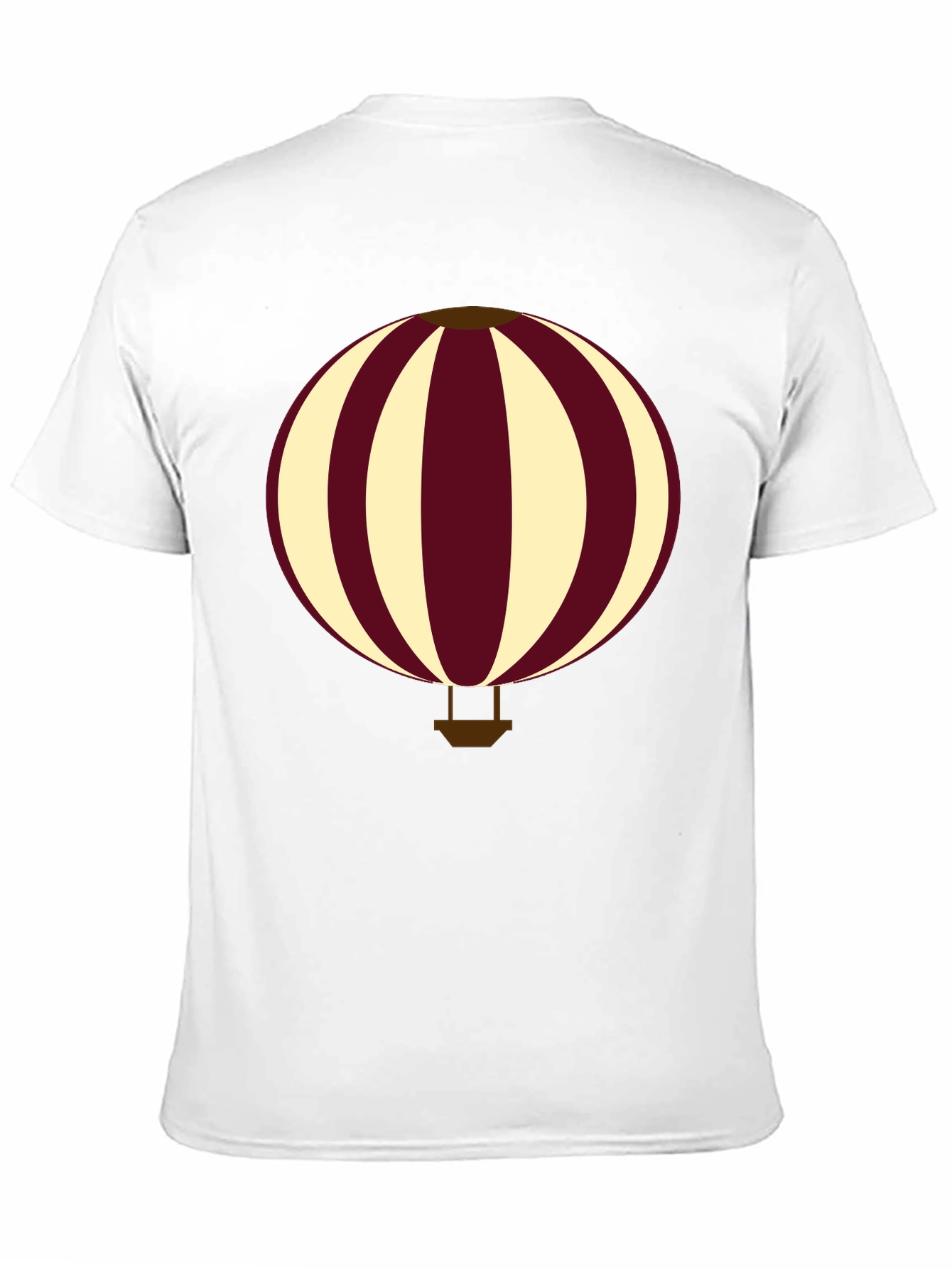 Hot Air Balloon Graphic Tee - Casual Comfort