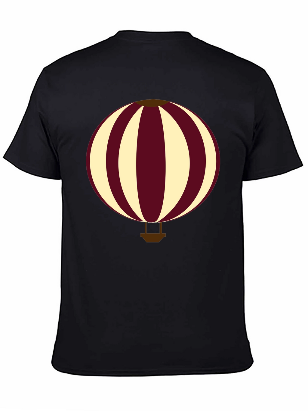 Hot Air Balloon Graphic Tee - Casual Comfort