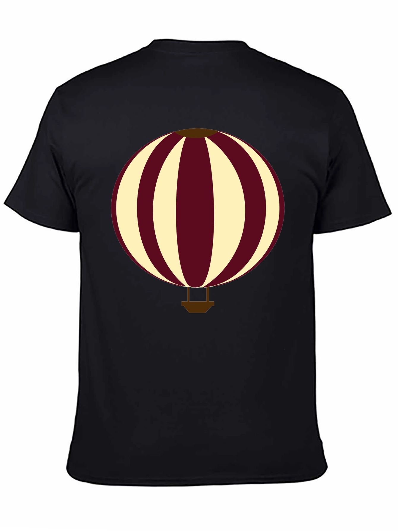 Hot Air Balloon Graphic Tee - Casual Comfort