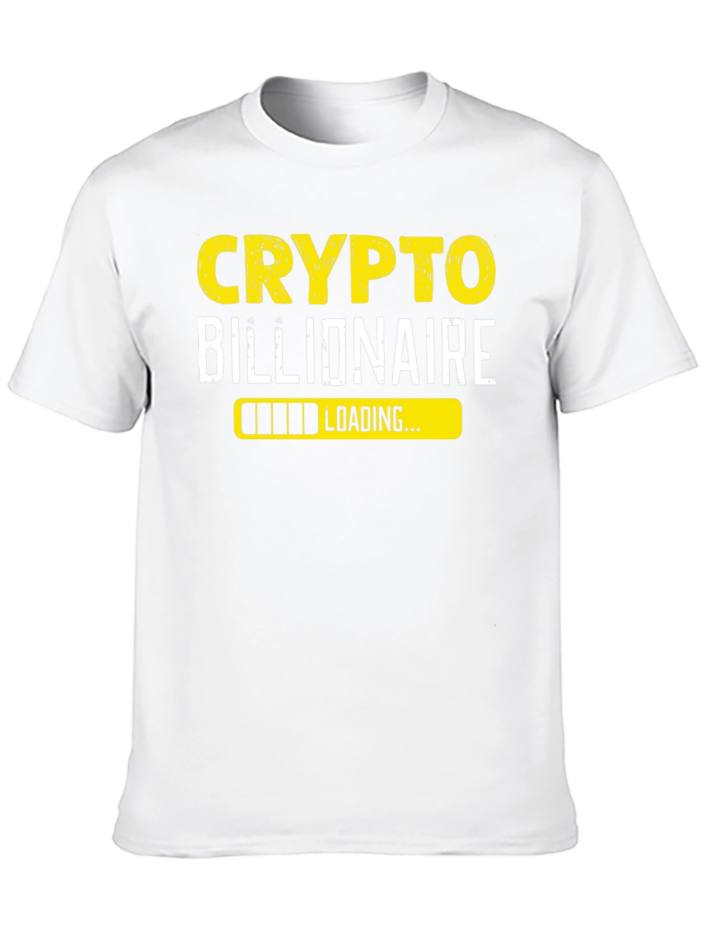 Crypto Billionaire Loading Black T-Shirt