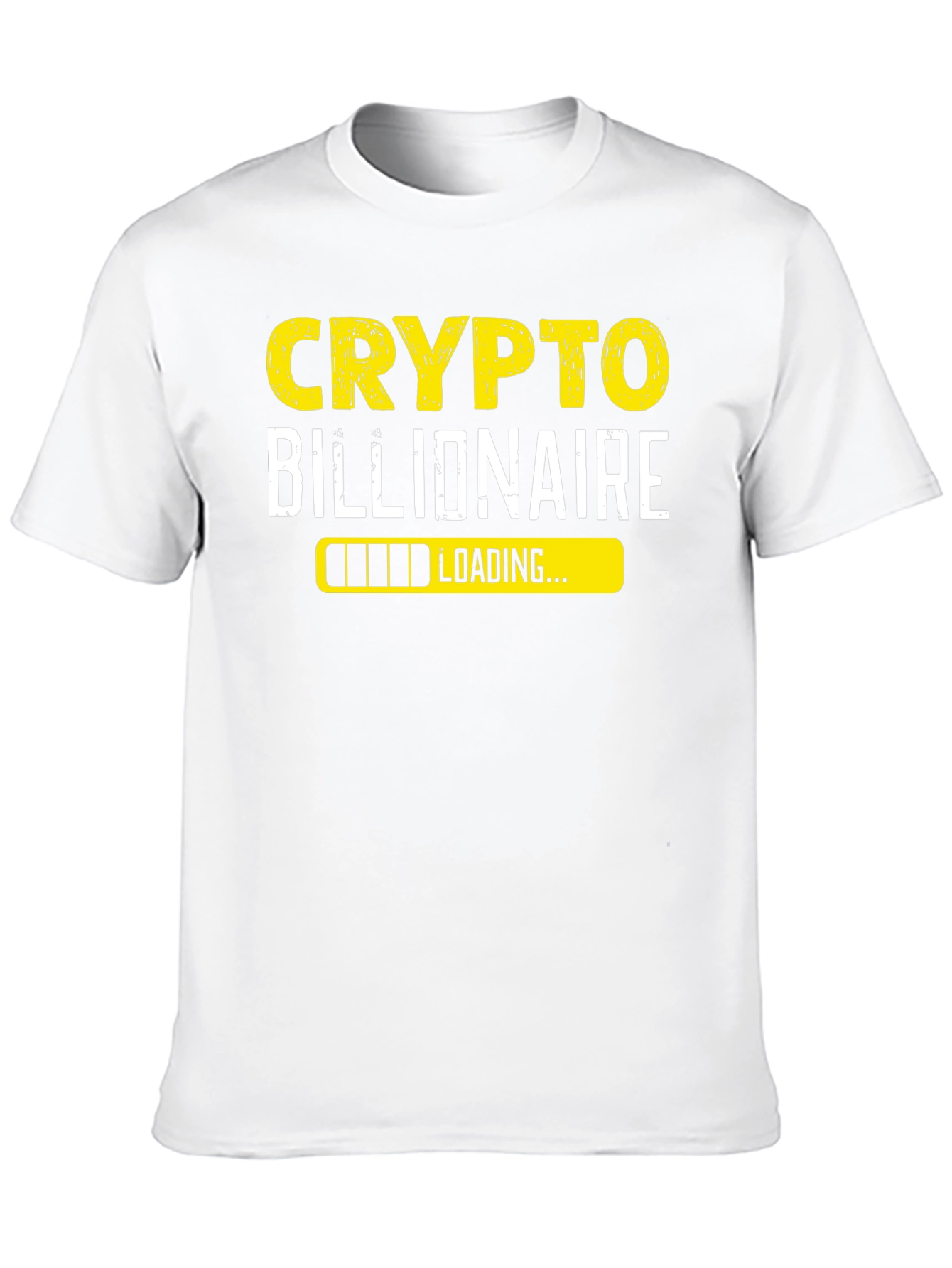 Crypto Billionaire Loading Black T-Shirt