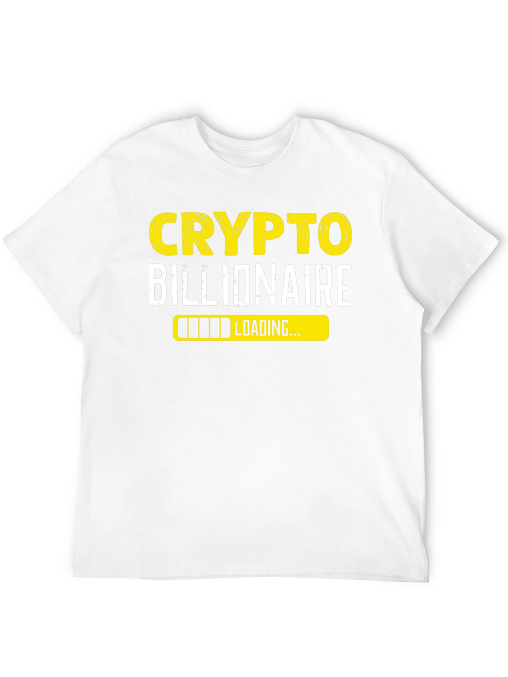 Crypto Billionaire Loading Black T-Shirt