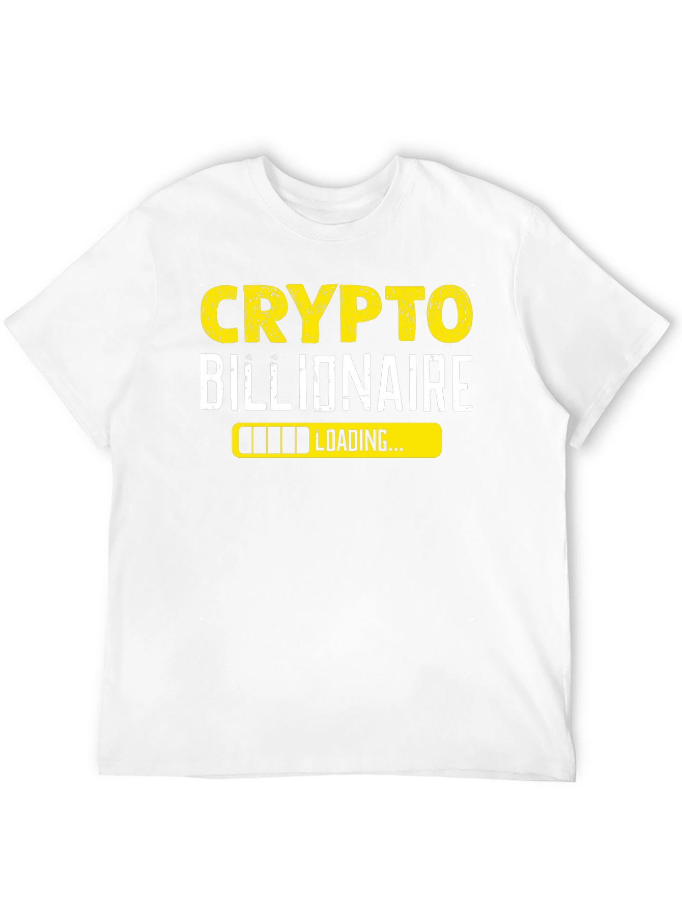 Crypto Billionaire Loading Black T-Shirt