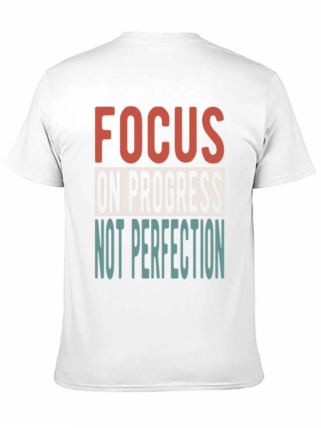 Focus on Progress Graphic Tee - Motivational Shirt