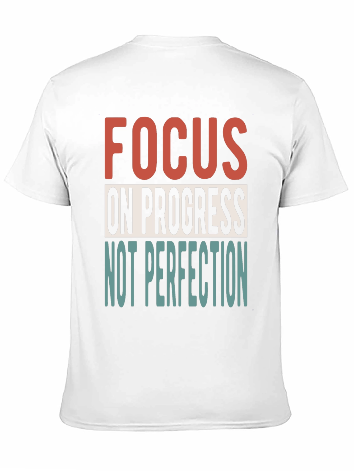 Focus on Progress Graphic Tee - Motivational Shirt