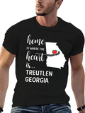 Treutlen Georgia Home Heart T-Shirt
