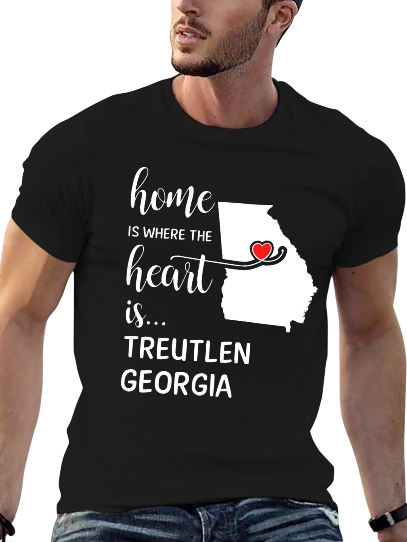 Treutlen Georgia Home Heart T-Shirt