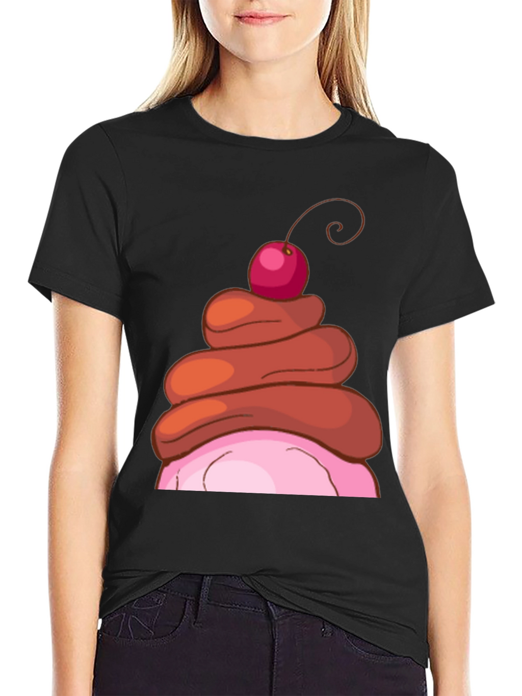 Cupcake Graphic Tee - Sweet Treat Shirt