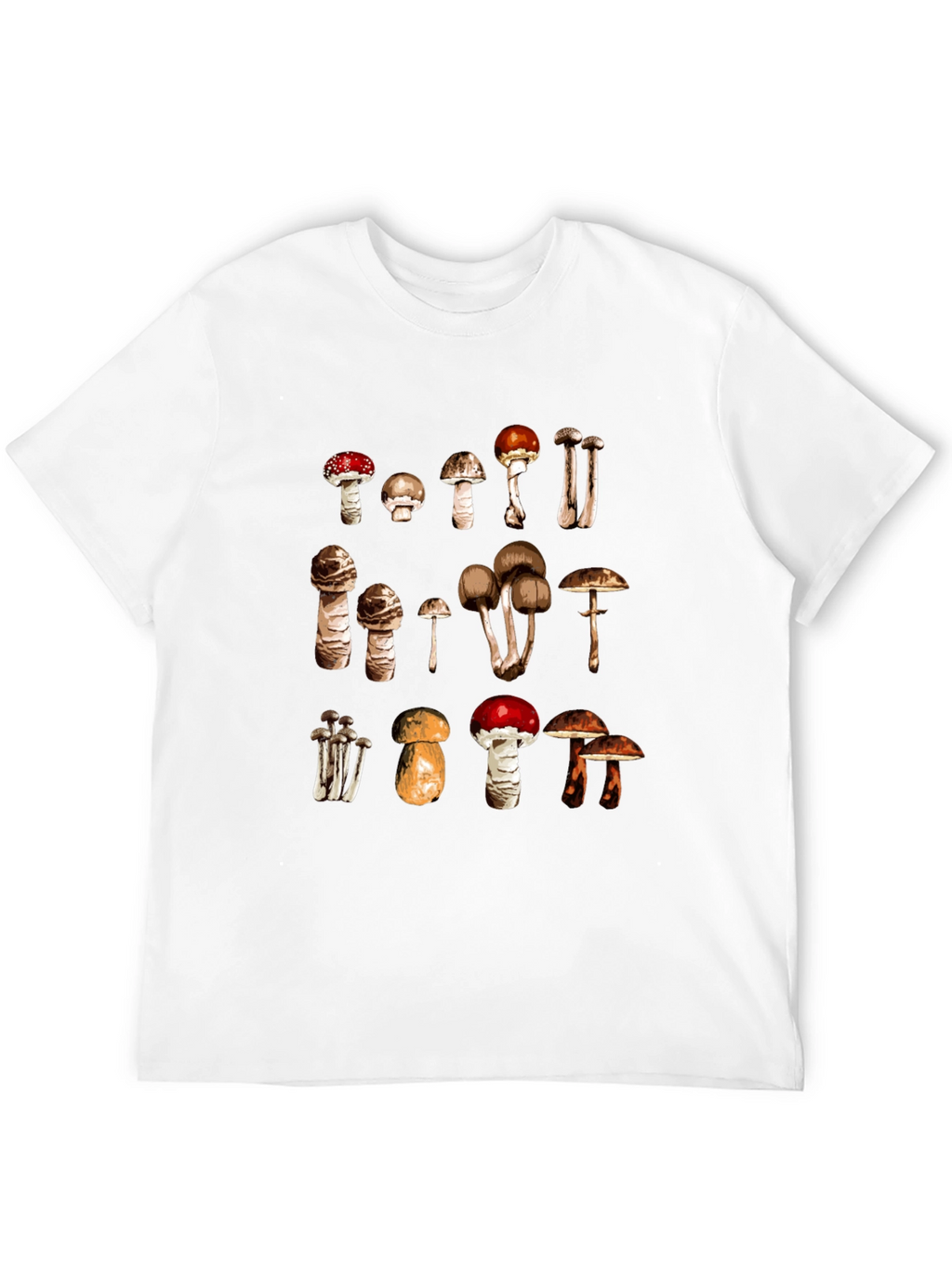 Mushroom Variety Graphic Tee