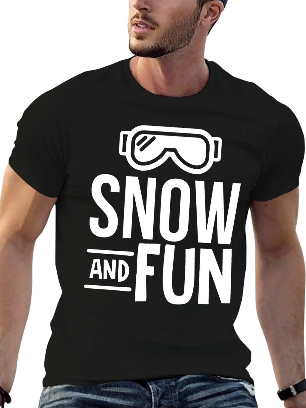 Snow and Fun Graphic T-Shirt