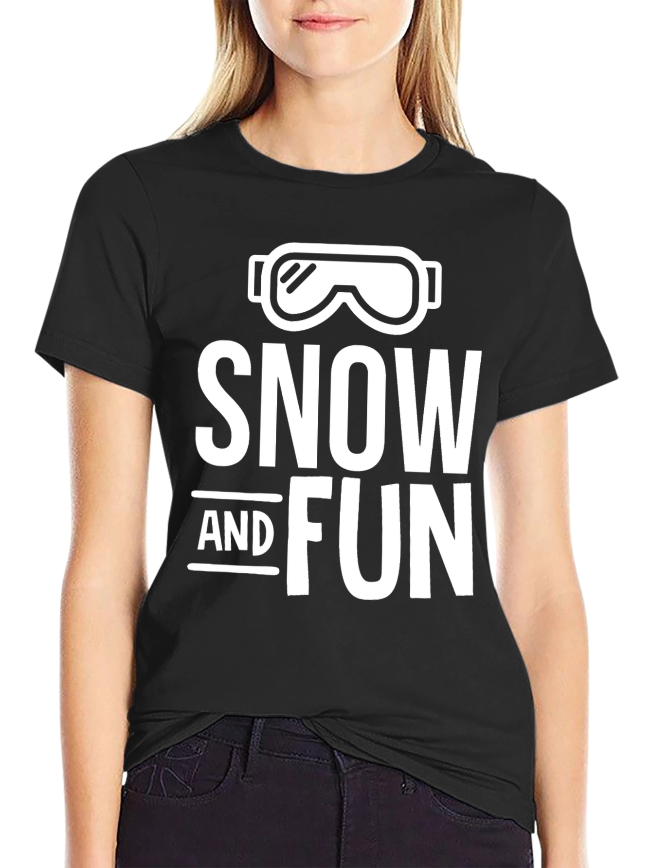 Snow and Fun Graphic T-Shirt