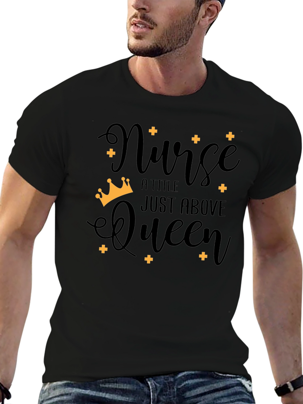 Nurse Queen T-Shirt - Black