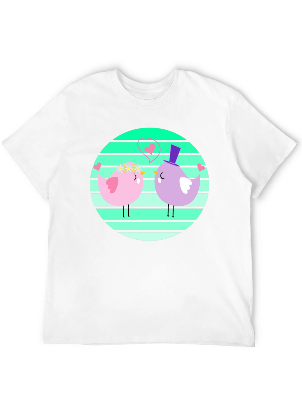 Cute Bird Couple T-Shirt