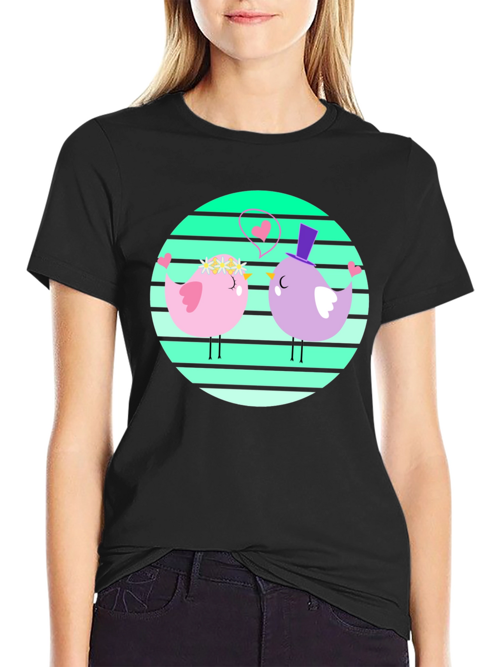 Cute Bird Couple T-Shirt