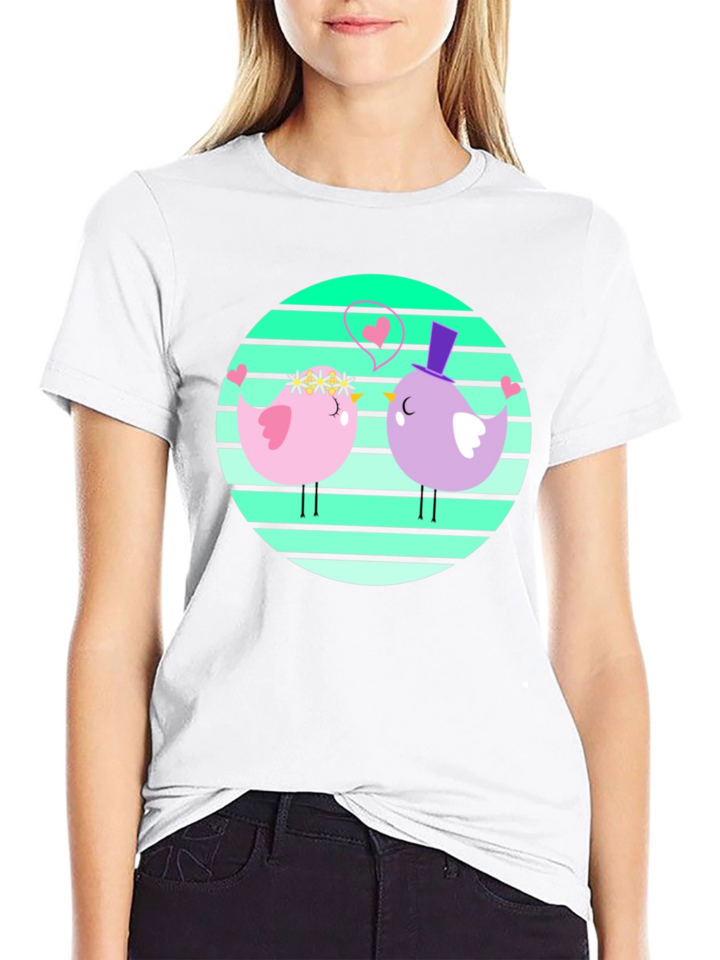 Cute Bird Couple T-Shirt