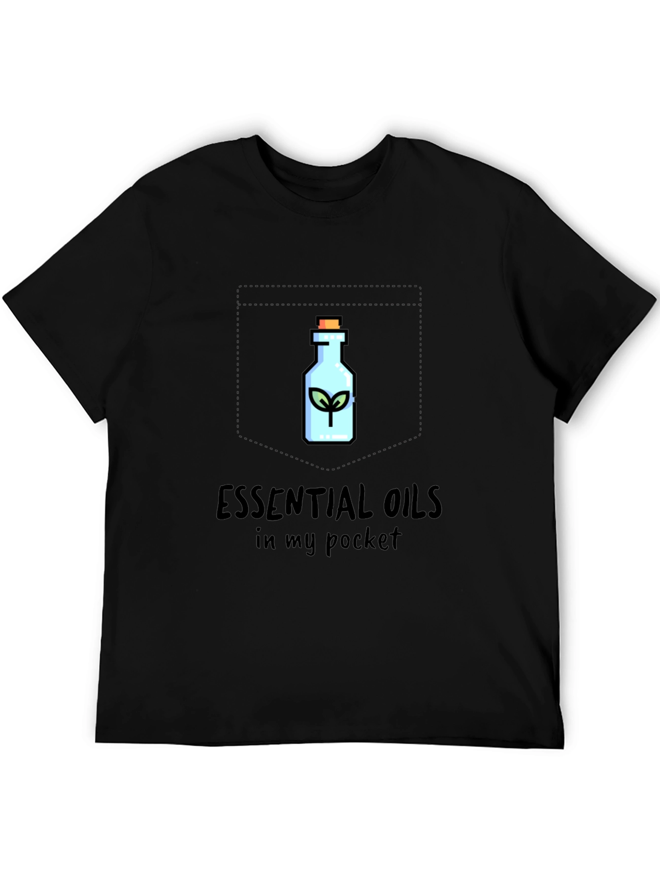 Essential Oils Pocket T-Shirt - Stylish Comfort