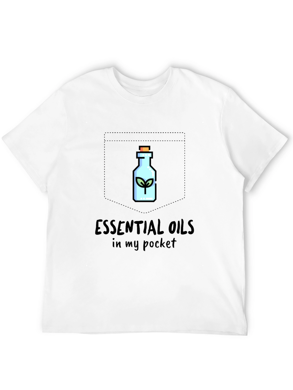 Essential Oils Pocket T-Shirt - Stylish Comfort