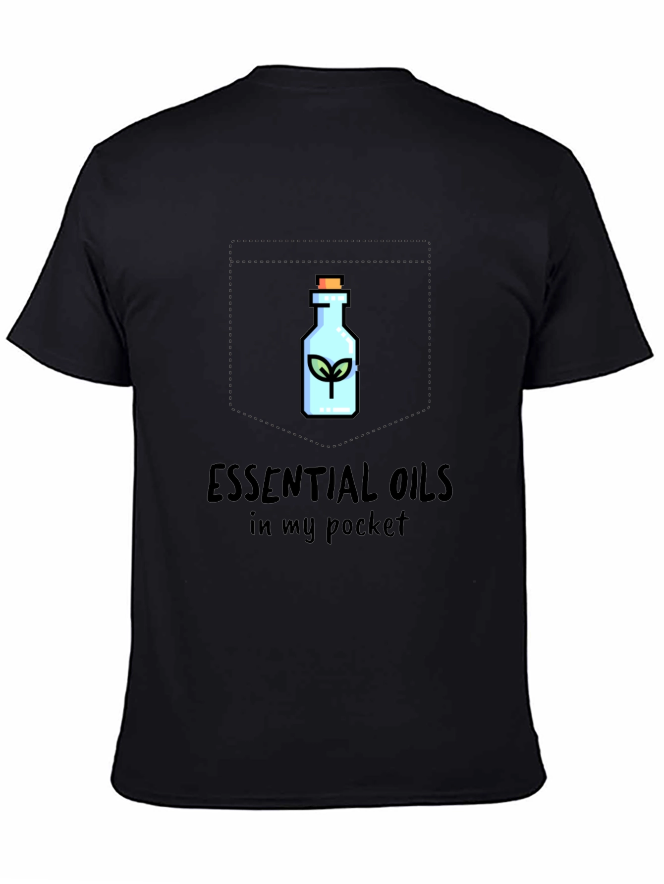 Essential Oils Pocket T-Shirt - Stylish Comfort