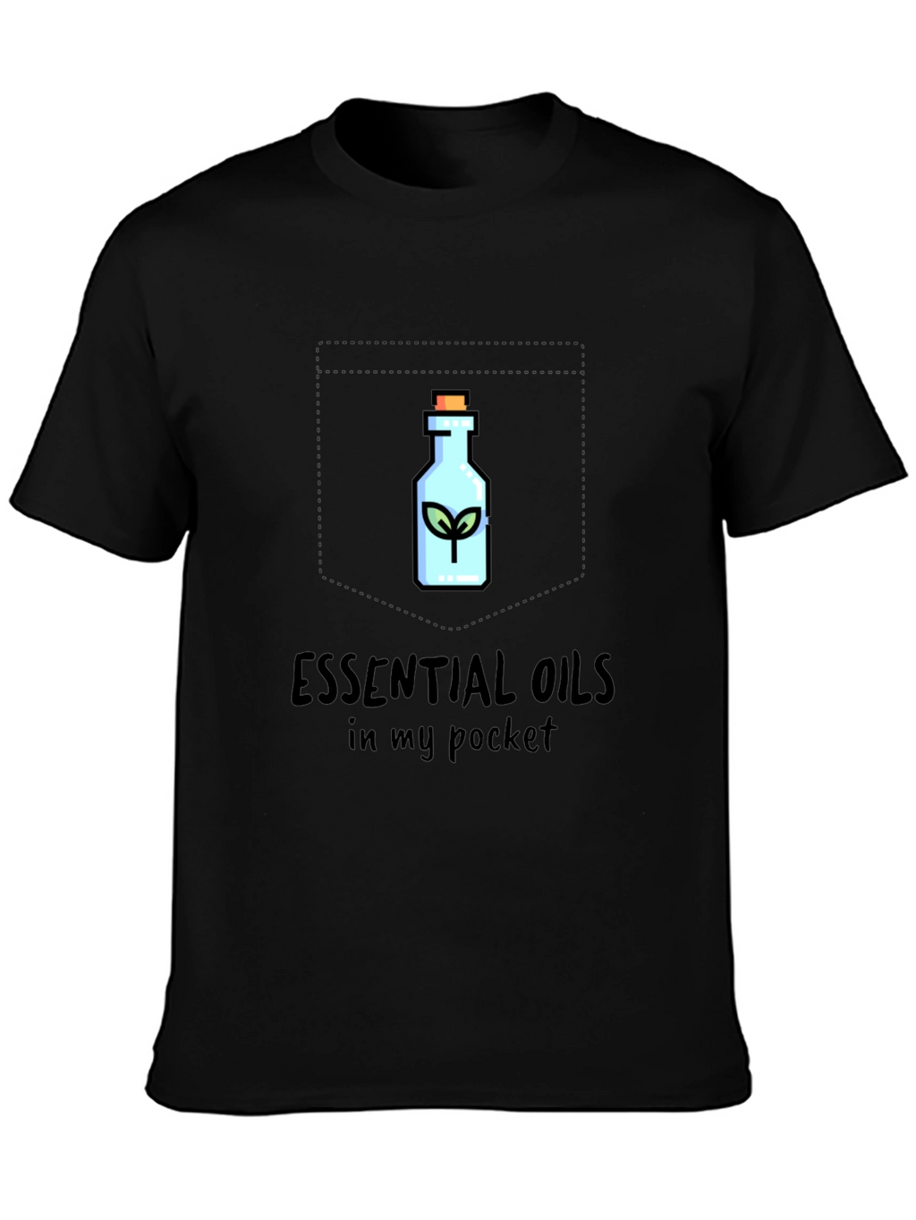 Essential Oils Pocket T-Shirt - Stylish Comfort