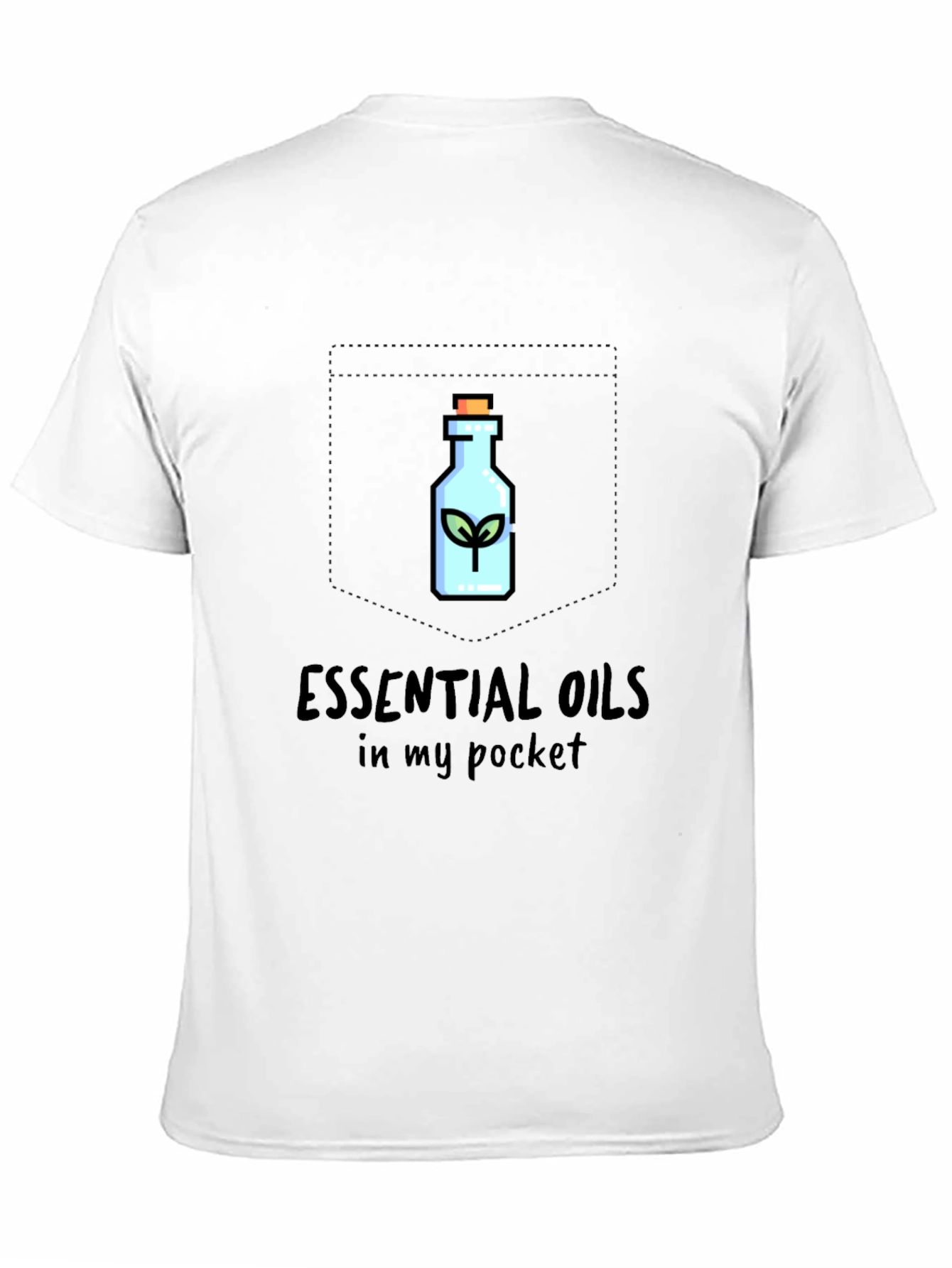 Essential Oils Pocket T-Shirt - Stylish Comfort