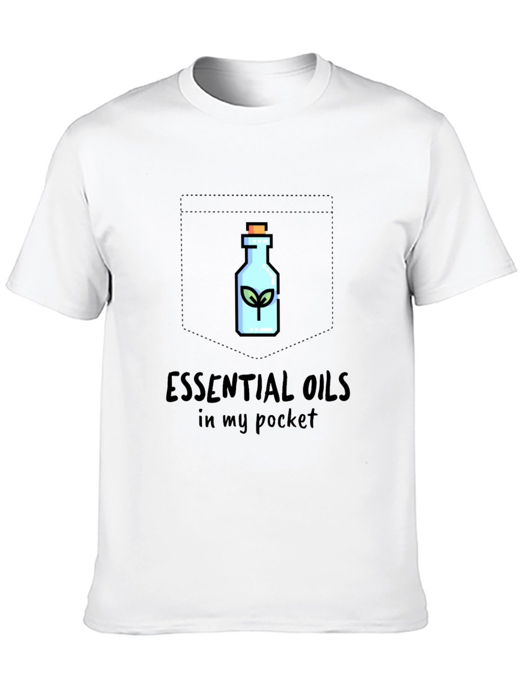 Essential Oils Pocket T-Shirt - Stylish Comfort