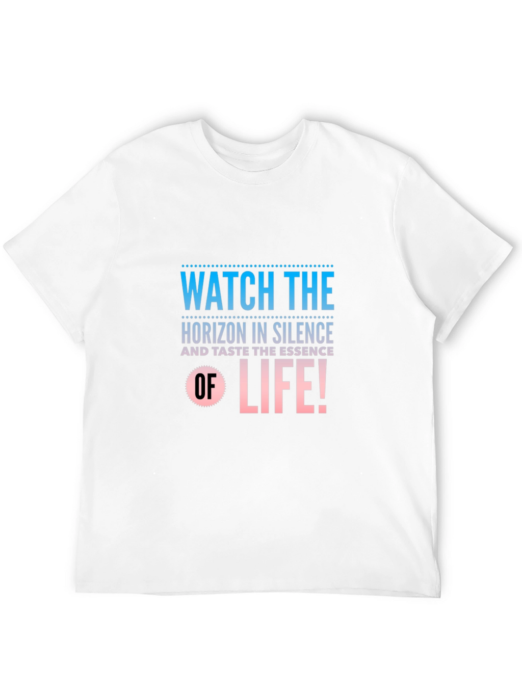Watch the Horizon Black Graphic Tee