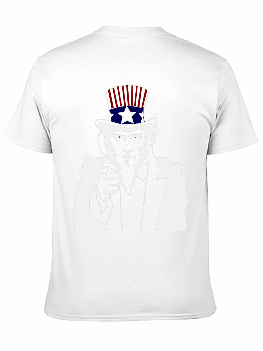 Uncle Sam Graphic Tee - Black Cotton T-Shirt