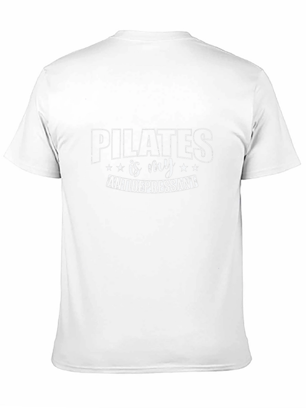 Pilates is My Antidepressant Black T-Shirt