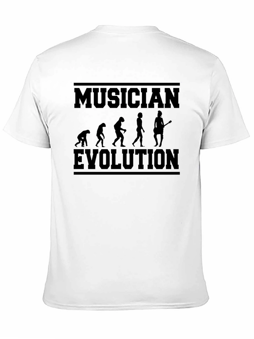 Musician Evolution Graphic Tee - Black