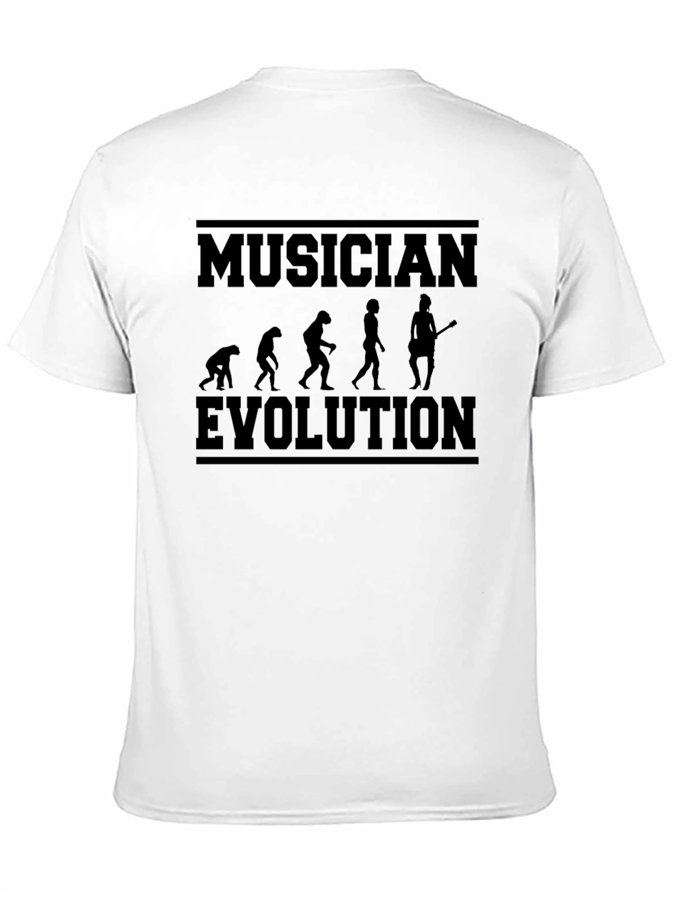 Musician Evolution Graphic Tee - Black