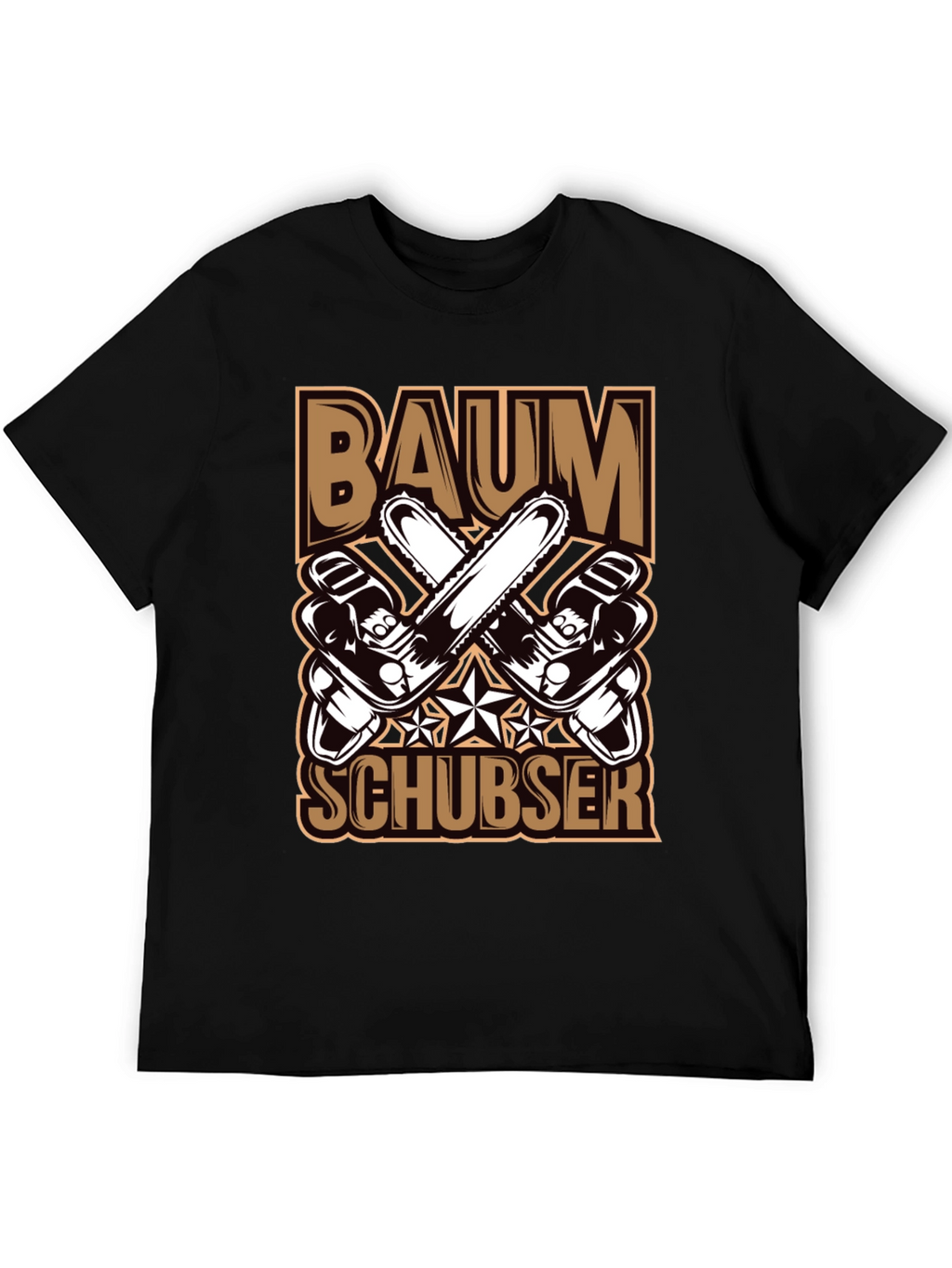 Baumschubser T-Shirt Chainsaw Lumberjack Tee