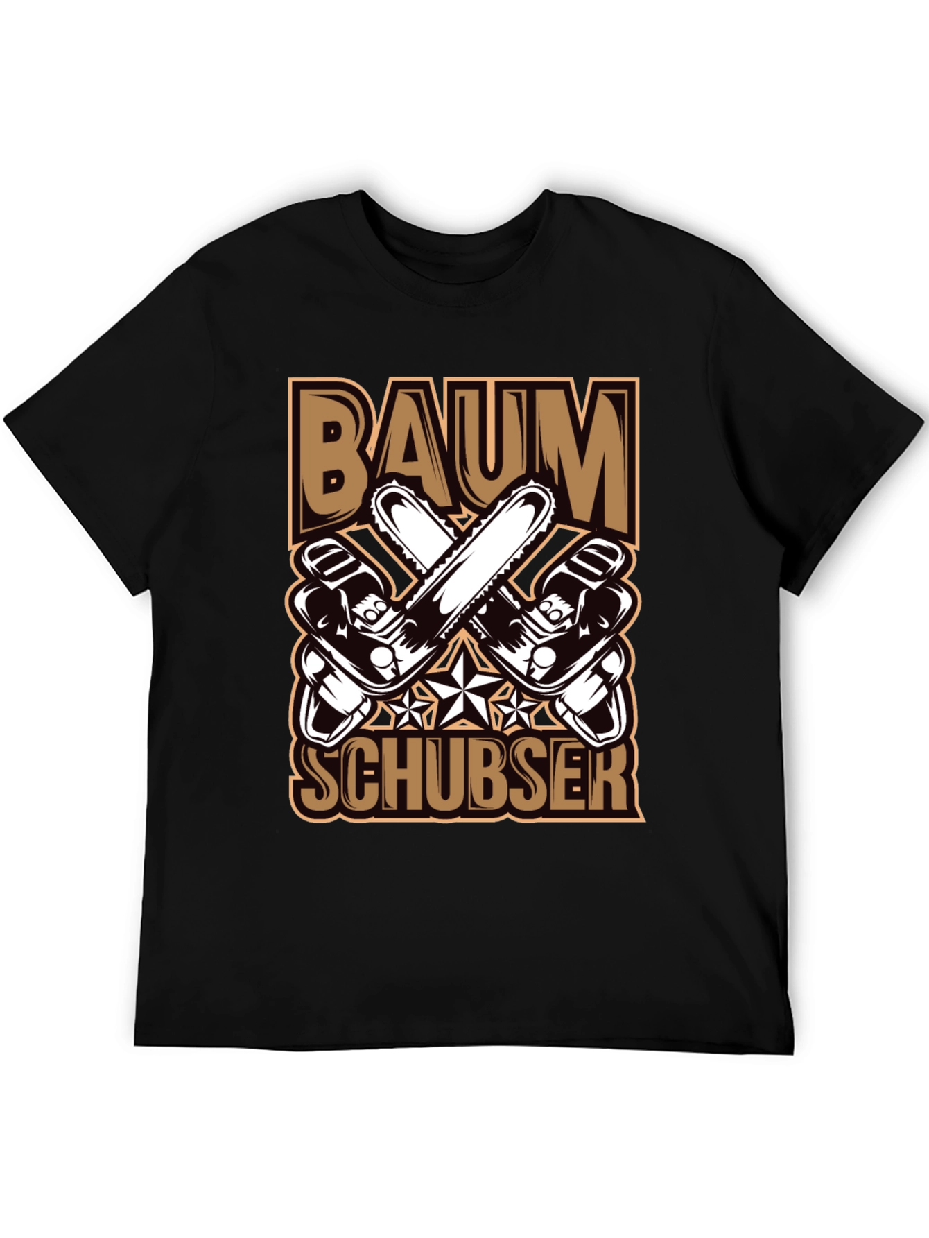 Baumschubser T-Shirt Chainsaw Lumberjack Tee