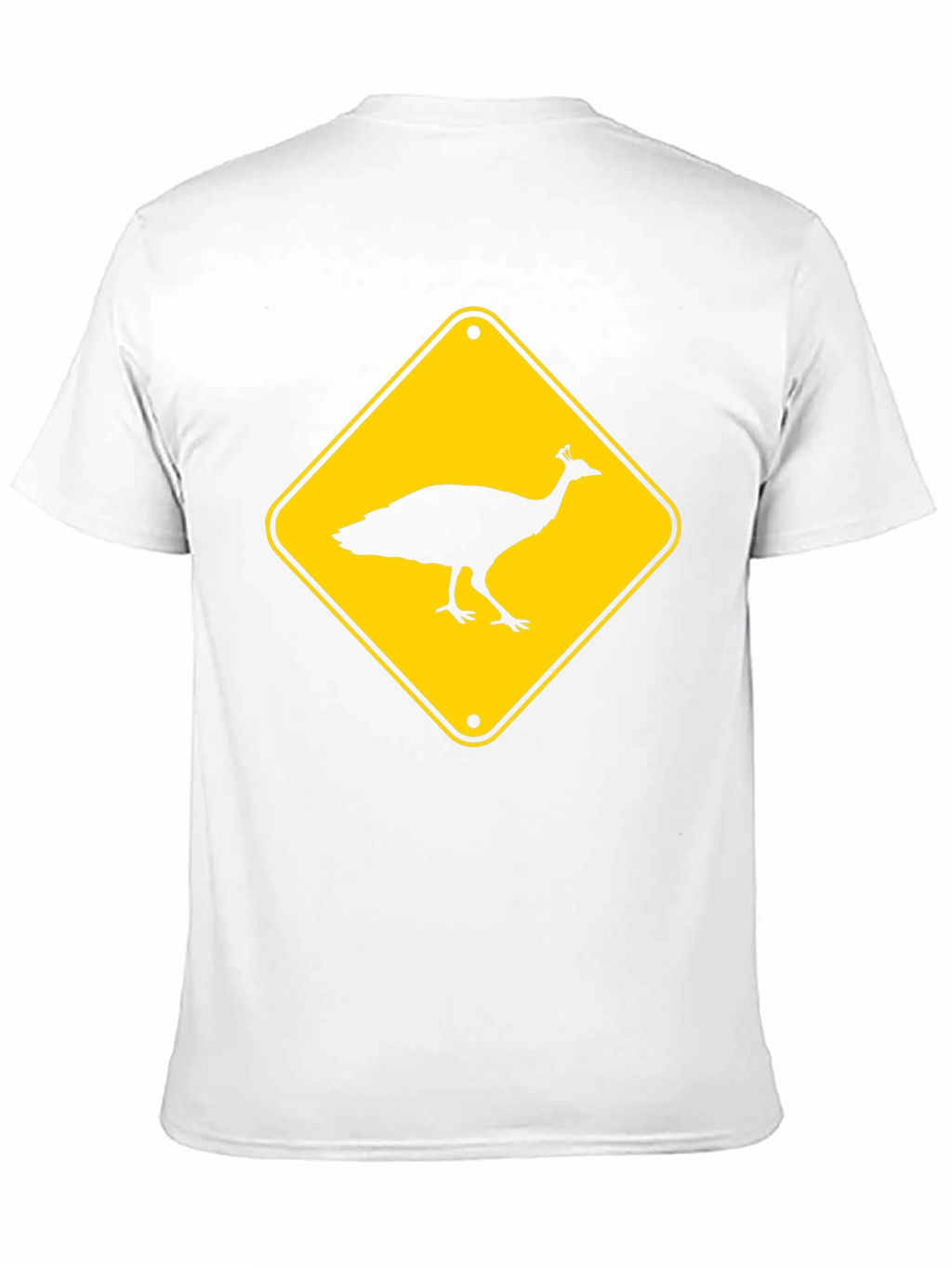 Peacock Crossing T-Shirt - Novelty Tee