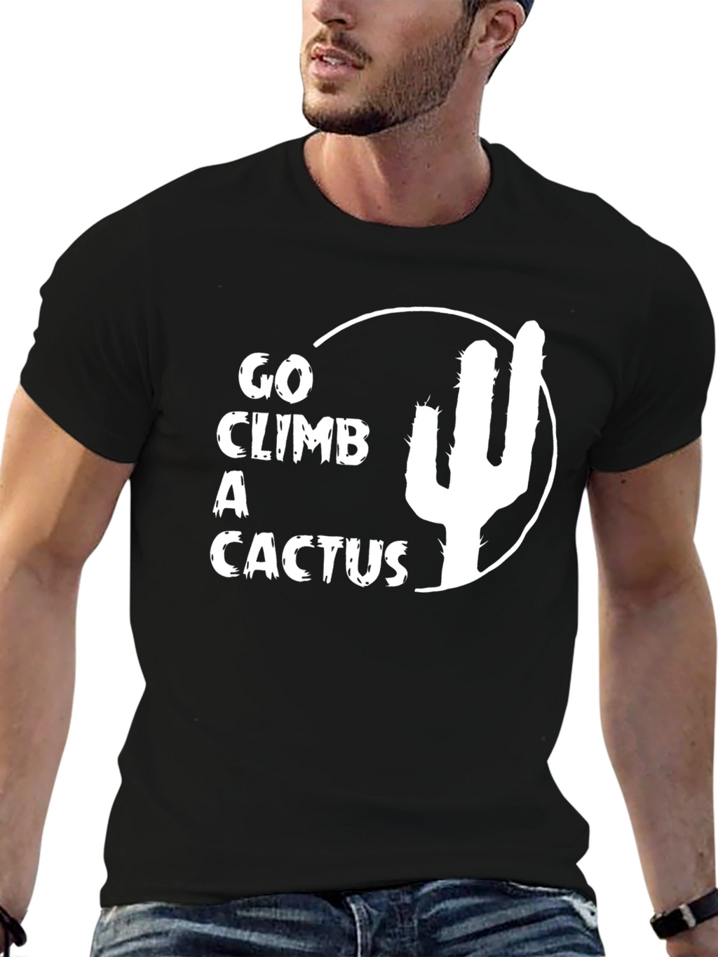 Go Climb A Cactus Graphic Tee