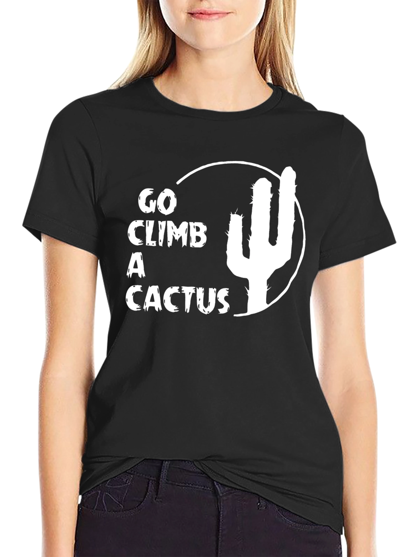 Go Climb A Cactus Graphic Tee