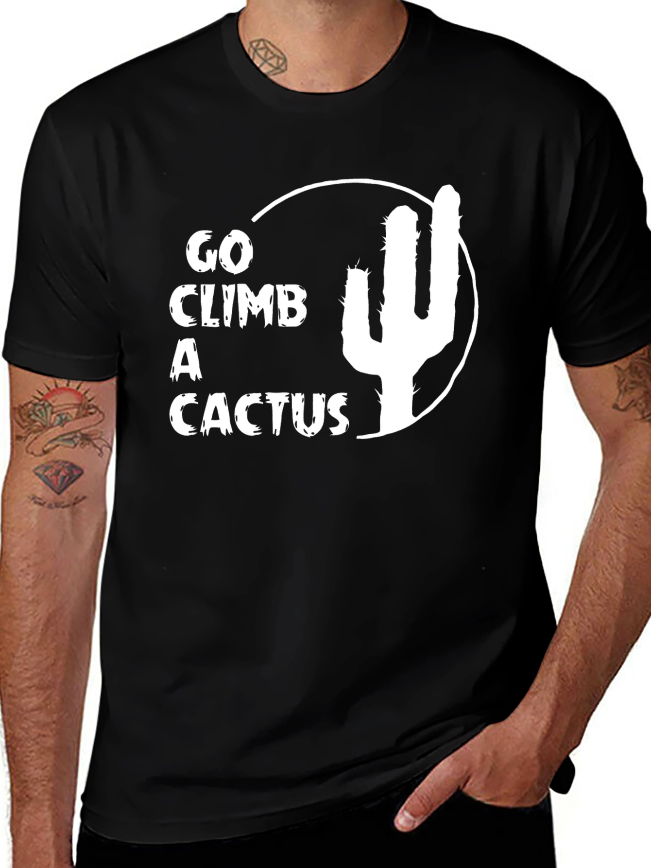 Go Climb A Cactus Graphic Tee