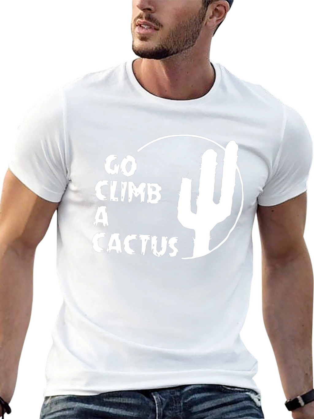 Go Climb A Cactus Graphic Tee