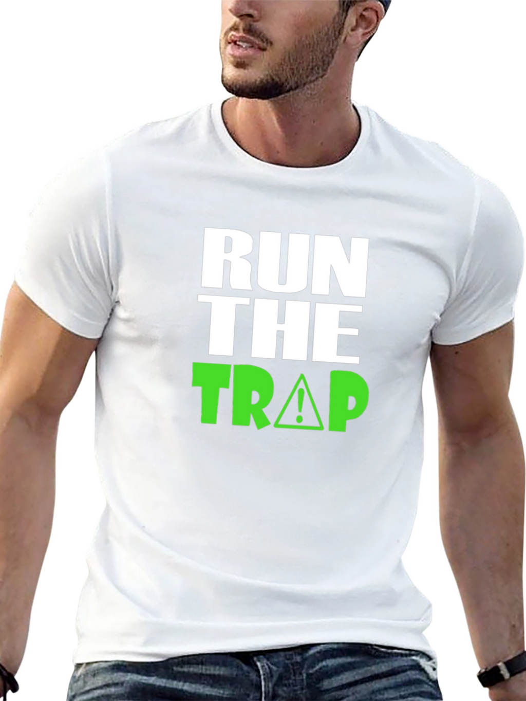 Run The Trap Graphic Tee - Black