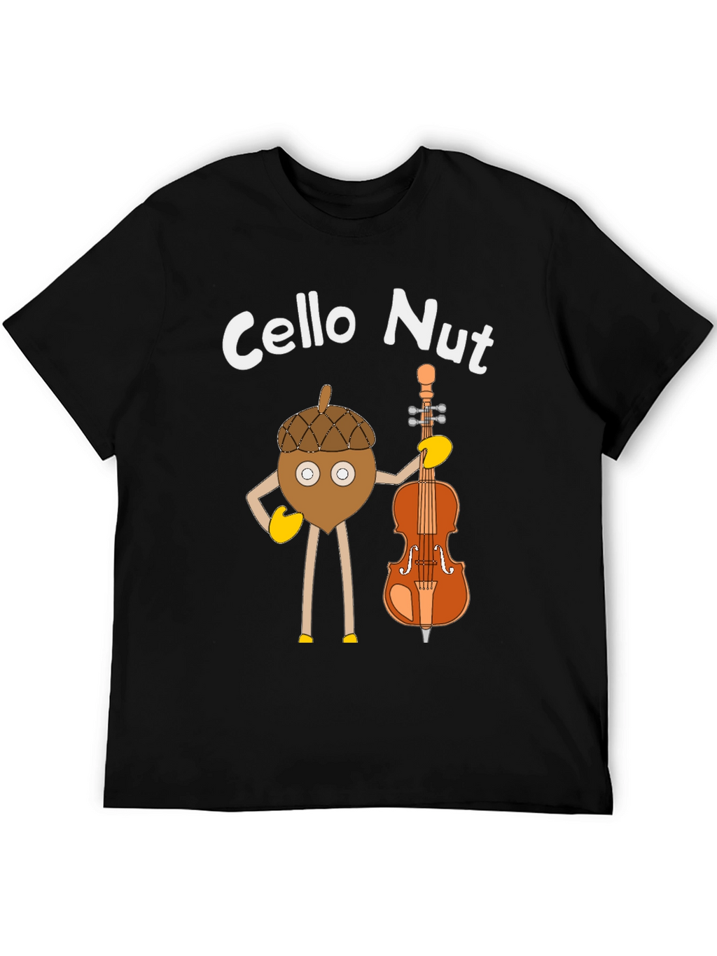 Cello Nut T-Shirt - Music Lover Tee