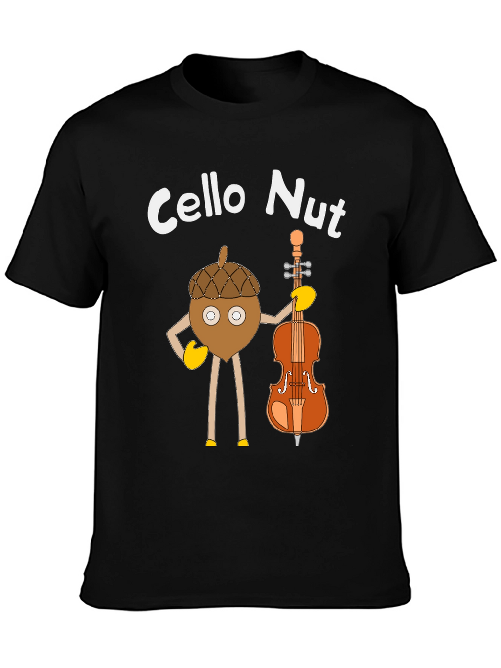 Cello Nut T-Shirt - Music Lover Tee