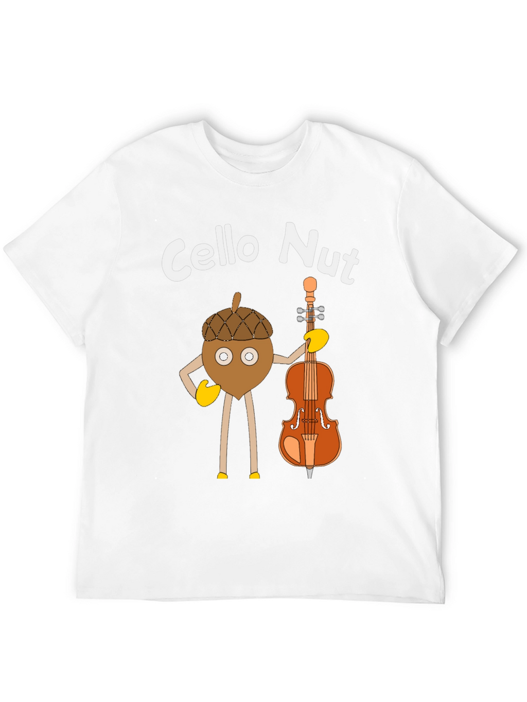 Cello Nut T-Shirt - Music Lover Tee