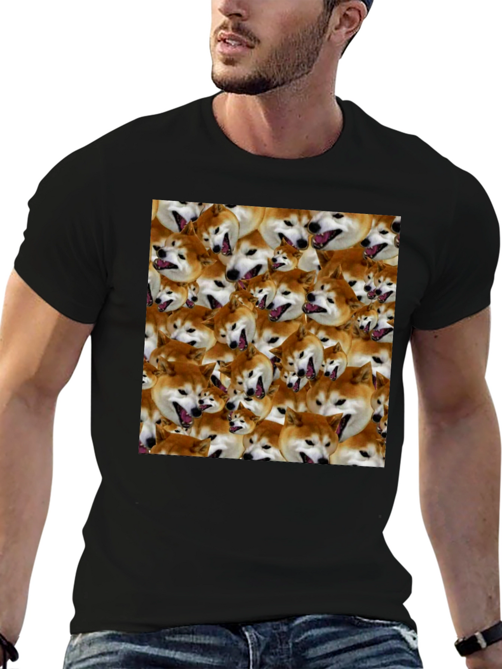 Shiba Inu Collage T-Shirt - Dog Lovers Delight